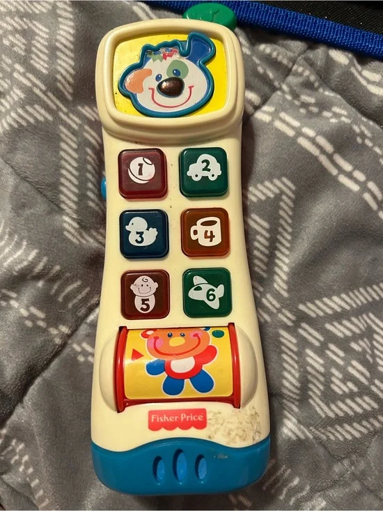 VTG 1999 Fisher-Price Baby Smartronics First Words Toy Phone
