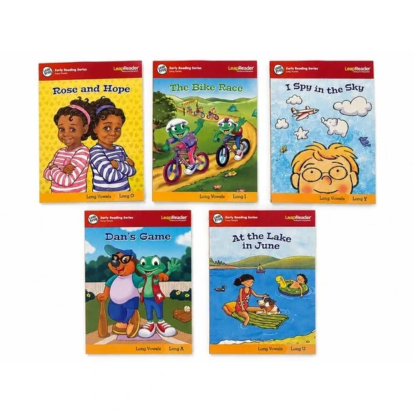 LeapFrog LeapReader Long Vowel Reading Books Bundle Set of 5‎