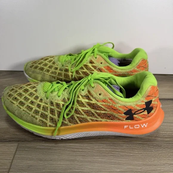 Under Armour FLOW Velociti Wind 2 CN, Green/Black, Size 13 US