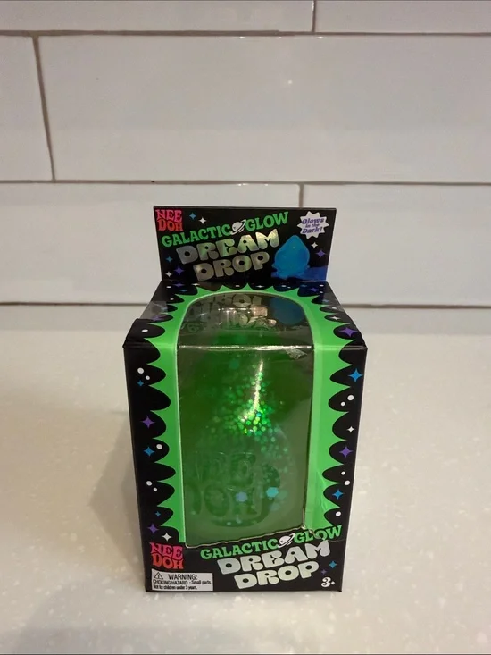 NEEDOH Galactic Glow Dream Drop Sensory Toy - Green