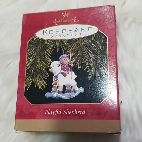 Vintage Hallmark Keepsake Ornament Faithful Shepherd 1997