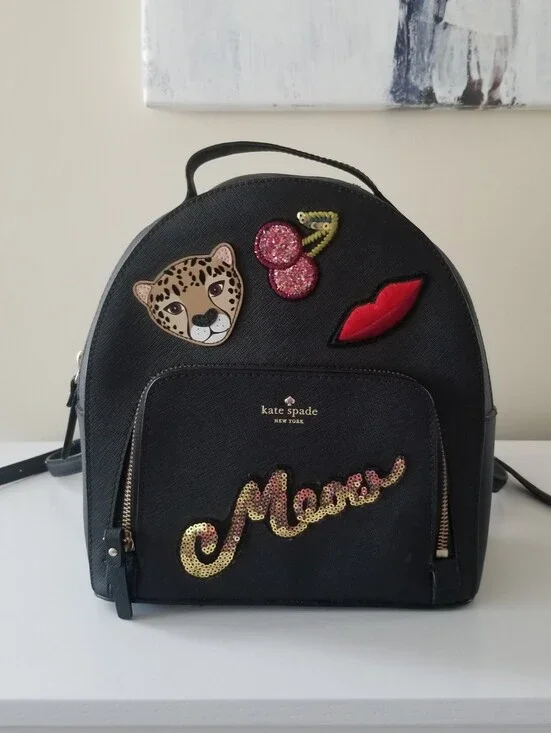 Kate Spade Run Wild Leopard Backpack