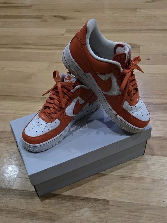 Nike Air Force 1 Low '07 Cosmic Clay/White (Orange & White) Men's 8 Women's 9.5
