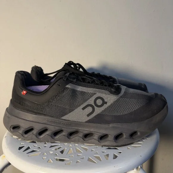 Men's On Cloudsurfer Next, Black/Eclipse, 8.5 Wide US