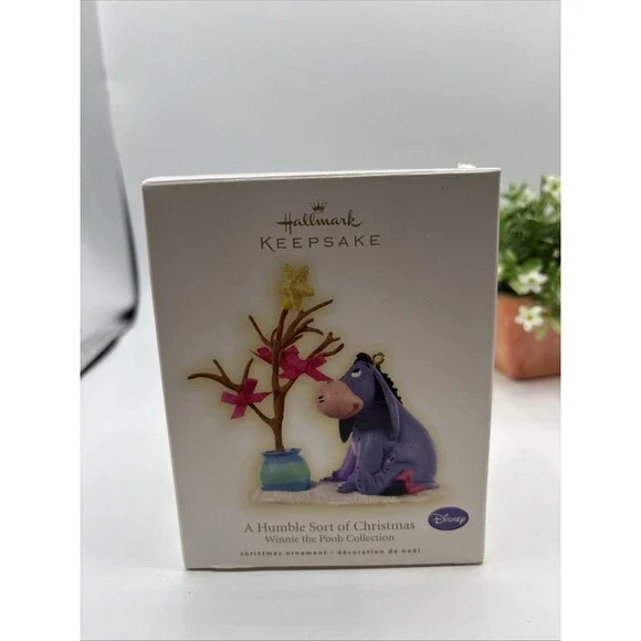 Hallmark Keepsake A Humble Sort Of Xmas Eeyore Winnie The Pooh Ornament 2009 Use