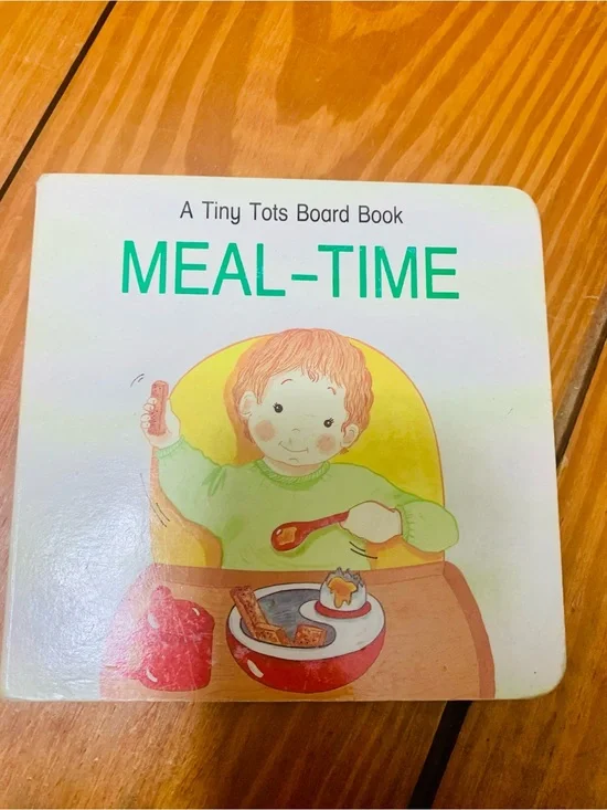 Tiny Tots Meal-Time Board Book - Green