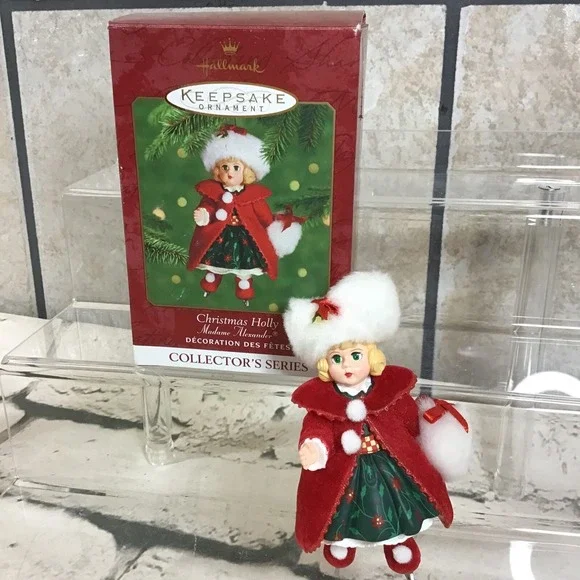 Hallmark Keepsake Ornament Madame Alexander Doll Christmas Holly‎ With Box
