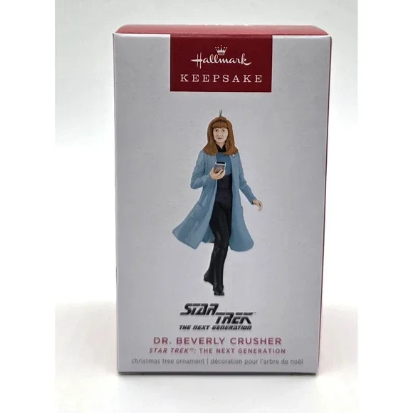 2024 Hallmark  Star‎ Trek Dr Beverly Crusher Keepsake Christmas Ornament New