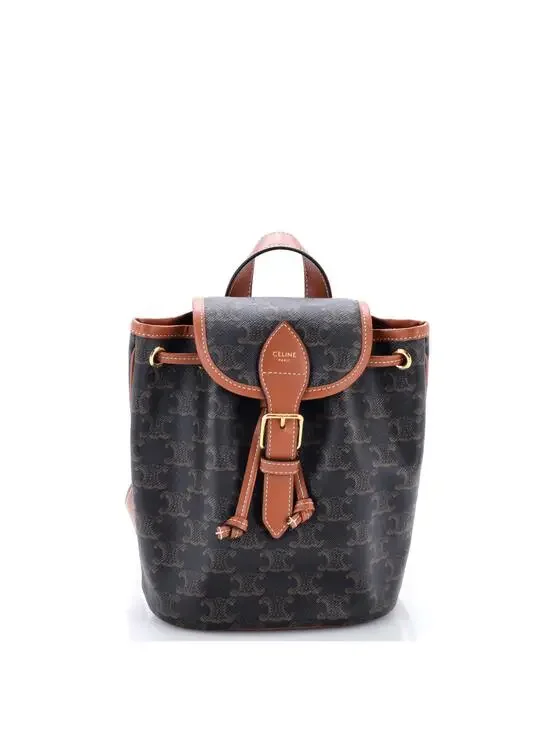 Celine Folco Backpack Triomphe Coated #294888C13B
