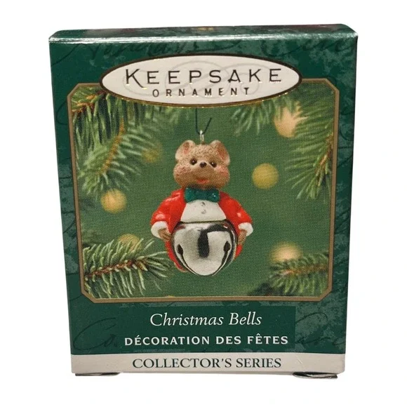 Hallmark Keepsake Ornament Christmas Bells Collector Series 2001 Miniature Mouse