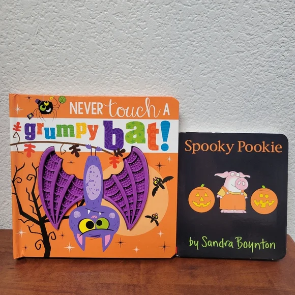 Childrens Halloween Themed Books Set of 2 Nwt