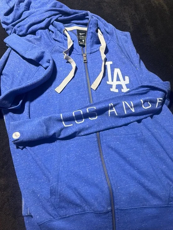 Nike Royal Blue Zip-Up Hoodie