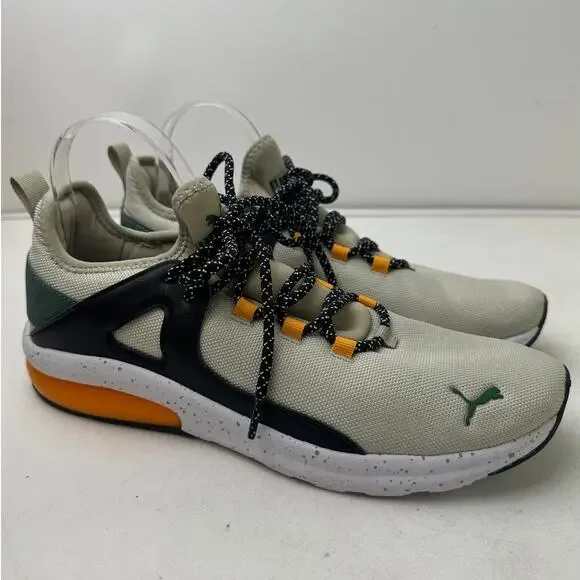 Puma Electron 2.0 Open Road Pebble Gray/Deep Forest/Apricot Sneakers Men's Sz 10