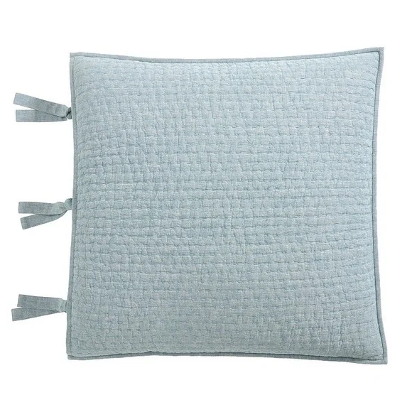 Pick-Stitch Handcrafted Cotton Linen Quilted Euro Shame