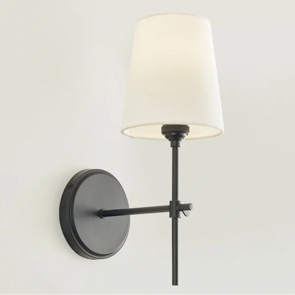 Matte Black Wall Sconce