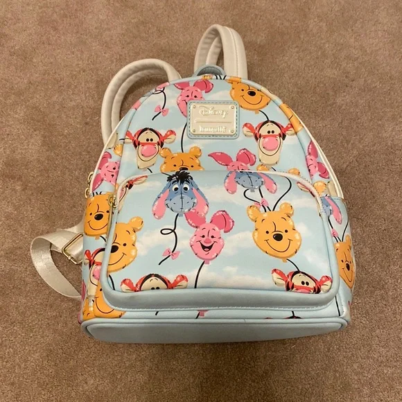 Loungefly Disney‎ Winnie the Pooh Balloon Heads Mini Backpack