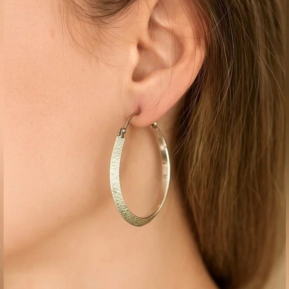 Macy’s Silver Hoops