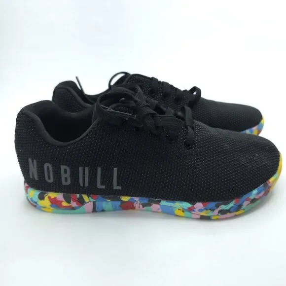 Nobull Outwork Trainer Black Wild Athletic Training Sneakers Shoes Men's Size 7