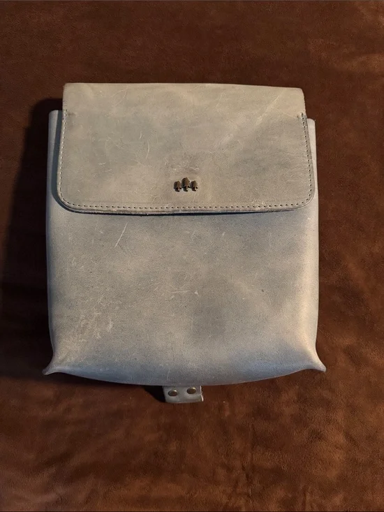 Portland Leather Goods Sierra backpack in Aqua