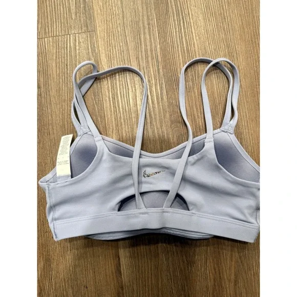 Nike Alate Dri-FIT Light Support Strappy Sports Bra Lavender Purple Small