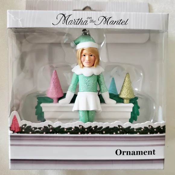 Martha Stewart Martha on the Mantle A Holiday Tradition Collectible Ornament NIB