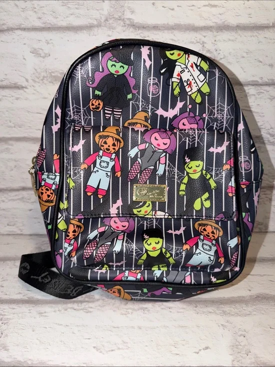 BETSEY JOHNSON Halloween Characters Purse Backpack Unique and Rare! So Cute!