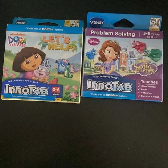 VTECH Innotab Dora the explorer and Sofía the first/ ages 3-6