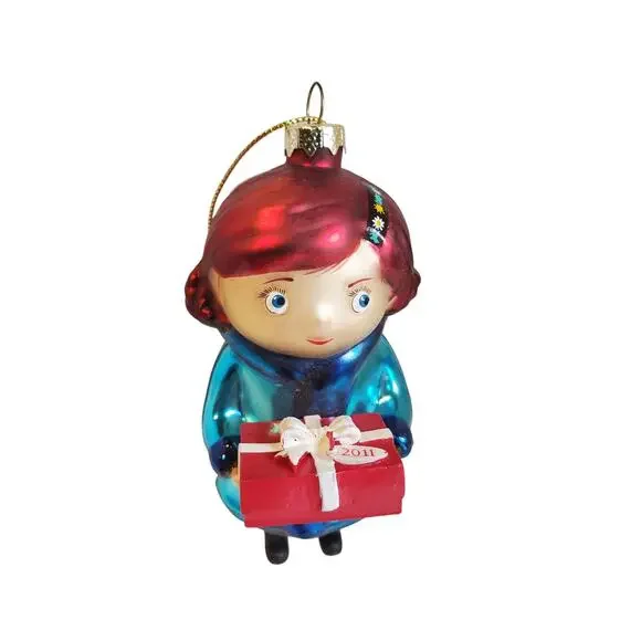 Glass Blown Ornament -  Yes Virginia