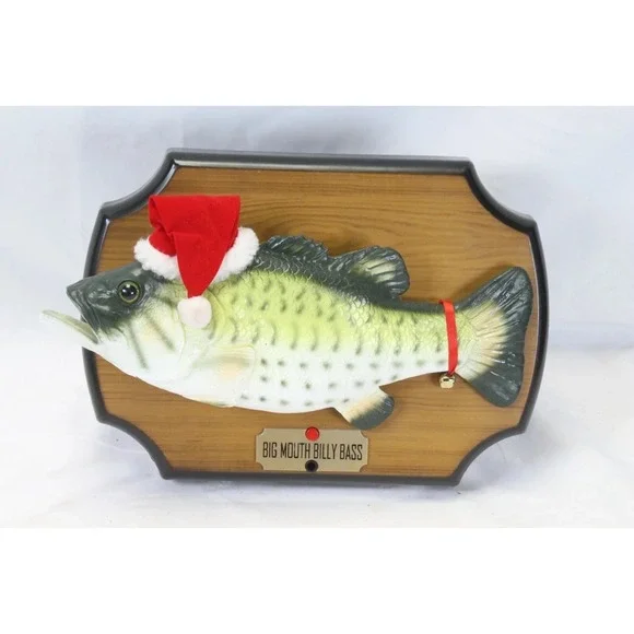 Big Mouth Billy Bass Sings for the Holidays Twas the Night Before Christmas 1999