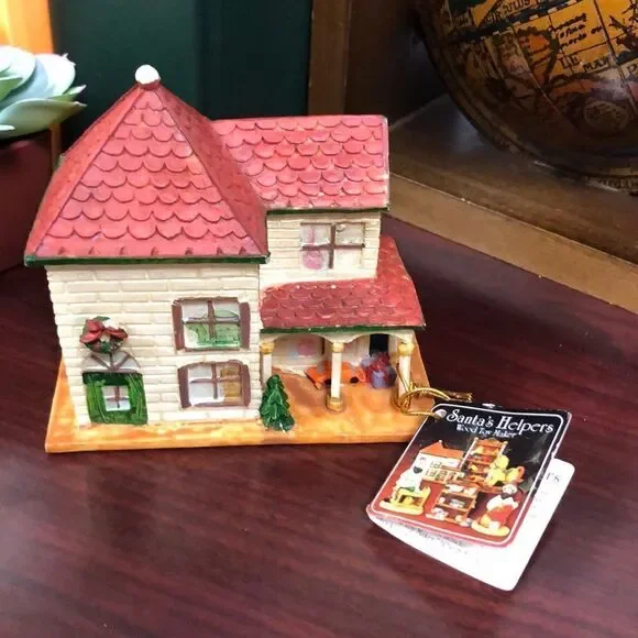 Santa’s Helpers Limited Edition Wood Toy Maker Christmas Ornament Decor