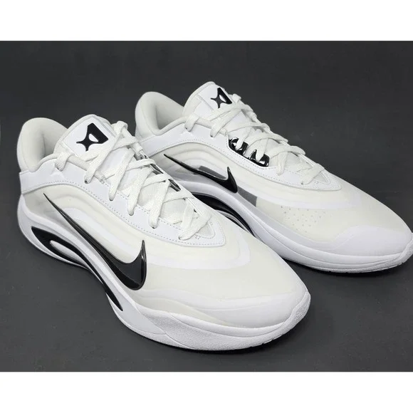 Nike A'One Aja Basketball Shoes White Black HQ8500-100 Men's 11.5/Women's 13