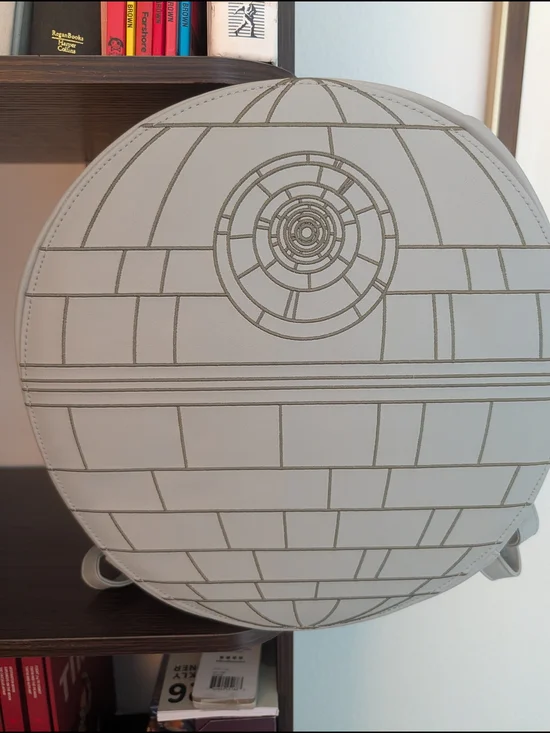 Star Wars White Round Crossbody with Stormtrooper Lined Interior