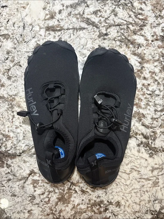 Hurley Black Elastic Lace Water Shoes
