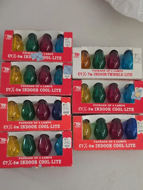 Indoor Cool-Lite C7 4-Pack Decorative Replacement Bulbs - Multi Color