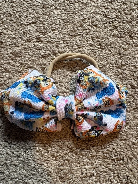 Baby Bluey Hair bow