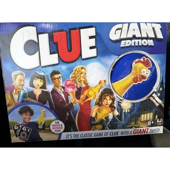Clue Giant Edition Board Game Indoor Outdoor Mystery Game Spin Master 6062876r
