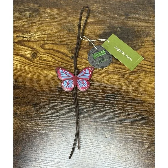 Vera‎ Bradley Wicked Glinda Upland Bag Charm Tag Butterfly