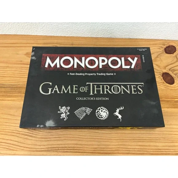 Monopoly Game of Thrones Collector's Edition Board Game Complete Fast Shipping!