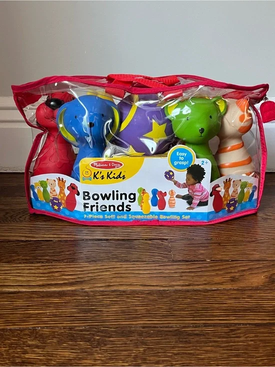 Melissa & Doug Bowling Friends Bowling Set, Toddler Bowling Set