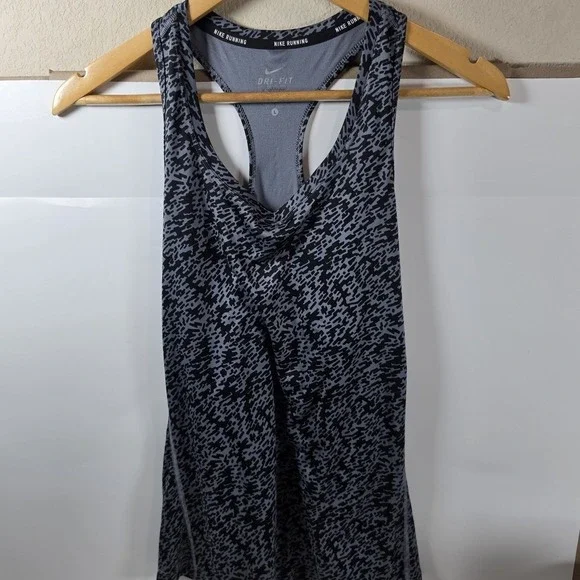 Nike Women's Pronto Miler Running Vest Racerback Tank Top Blue-L