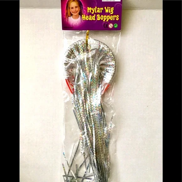 Head Accessory Mylar Wig Head boppers accessory party gear head decoration girls