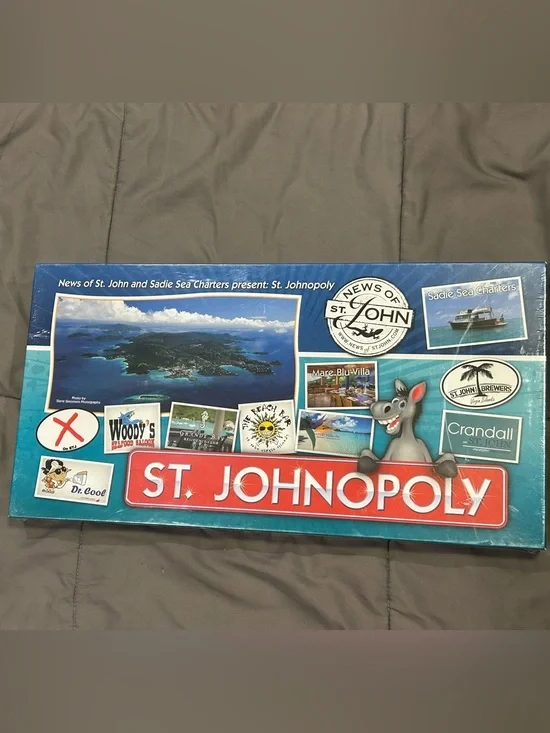 4th Edition St. Johnopoly board game island of St. John, U.S. Virgin Islands NEW