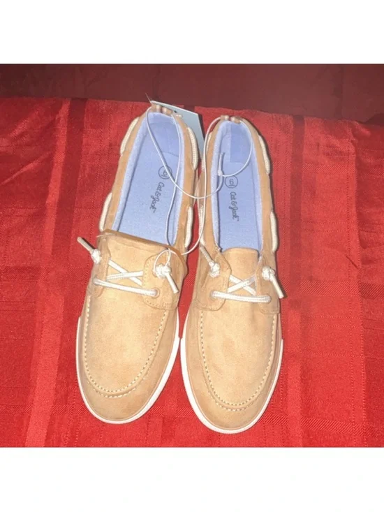 Casual Tan Boat Shoes