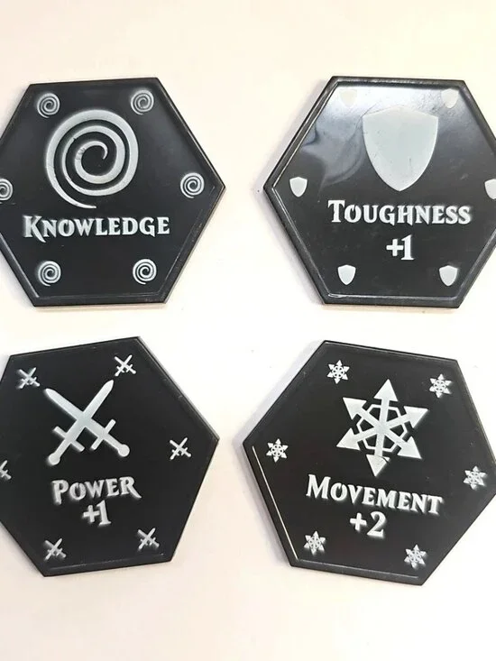 Magic the Gathering Arena of the Planeswalkers 4 Glyphs REPLACEMENT Pieces EUC