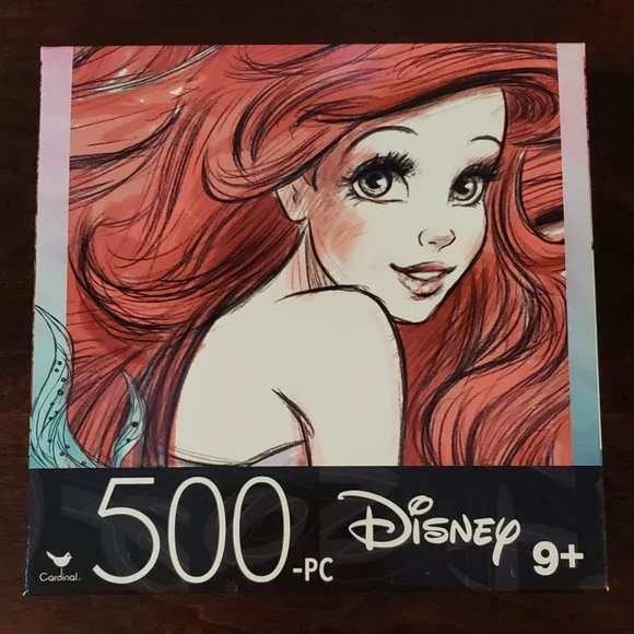 New 500 Piece ARIEL DISNEY Total Catch Jigsaw Puzzle The Little Mermaid
