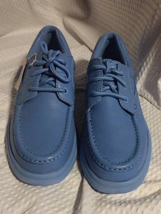 Hush Puppies Men’s Gus Light Blue Boat Shoes