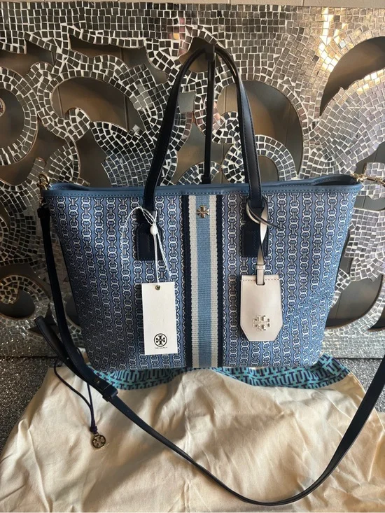 ⭐️Tory‎ Burch Gemini Link Canvas Small Tote