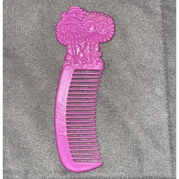 Vintage McDonald's Fry Kids Happy Meal Hair Comb Pink/Purple 5