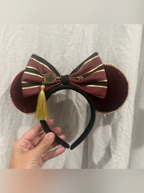 Disney Parks Loungefly Twilight Hollywood Tower of Terror Minnie Headband Ears