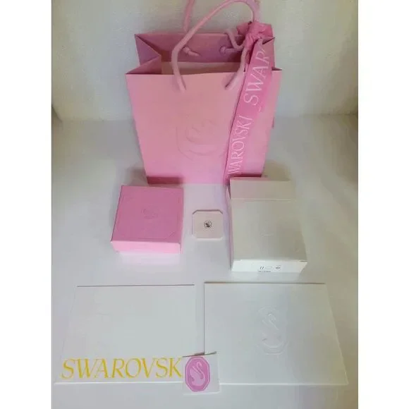 🦢 SWAROVSKI Jewelry Authentic EMPTY Box Packaging
